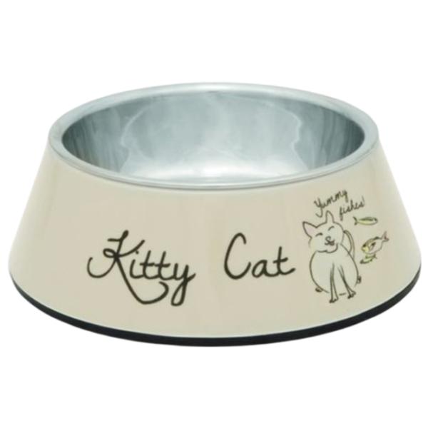 Миска для животных Beeztees Kitty Cat нерж. сталь photo 1 Миска для животных Beeztees Kitty Cat нерж. сталь photo 1