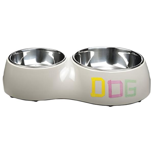 Bol pentru animale Beeztees Double Tape Inox photo 1 Bol pentru animale Beeztees Double Tape Inox photo 1