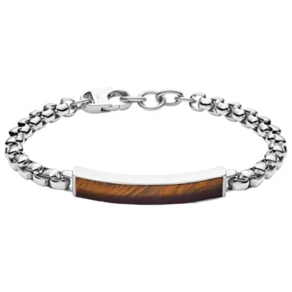 Brățară pentru bărbați FOSSIL JF03447040 Inox/ Silver photo 1 Brățară pentru bărbați FOSSIL JF03447040 Inox/ Silver photo 1