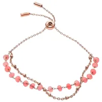 Brățară pentru femei FOSSIL JF03534791 Inox/ Rose Gold