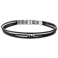 Brățară pentru bărbați FOSSIL JF03713040 Inox/ Black