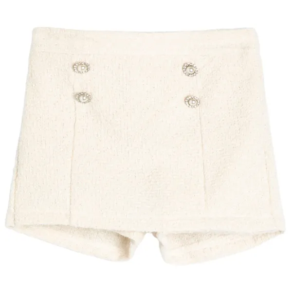 Pantaloni scurți pentru fetiţe Koton 4SMG40038AW 104/ Ecru photo 1 Pantaloni scurți pentru fetiţe Koton 4SMG40038AW 104/ Ecru photo 1