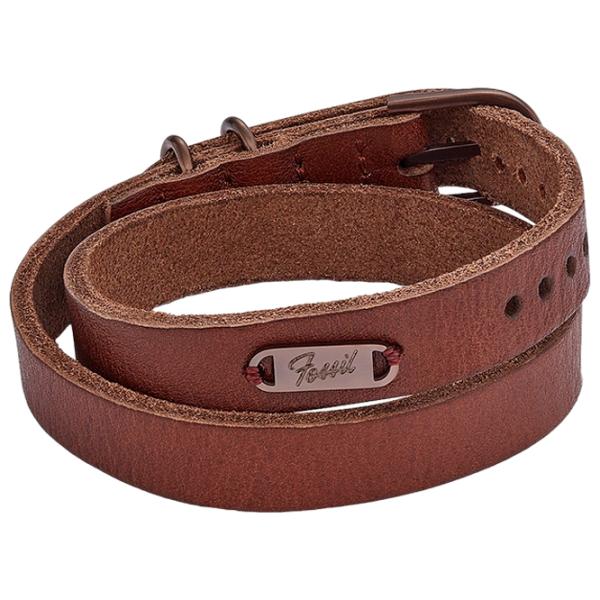 Brățară pentru bărbați FOSSIL JF04127200 Piele/ Brown photo 1 Brățară pentru bărbați FOSSIL JF04127200 Piele/ Brown photo 1