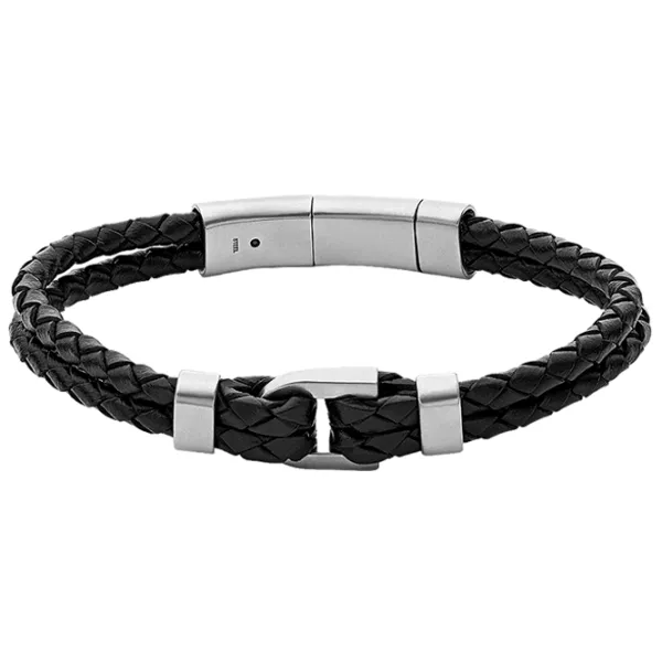 Браслет для мужчин FOSSIL JF04202040 нерж. сталь/ Черный photo 1 Браслет для мужчин FOSSIL JF04202040 нерж. сталь/ Черный photo 1