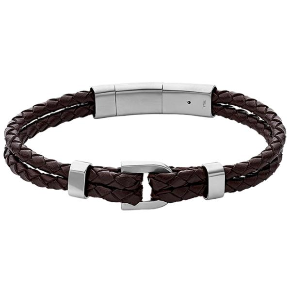 Браслет для мужчин FOSSIL JF04203040 нерж. сталь/ Коричневый photo 1 Браслет для мужчин FOSSIL JF04203040 нерж. сталь/ Коричневый photo 1