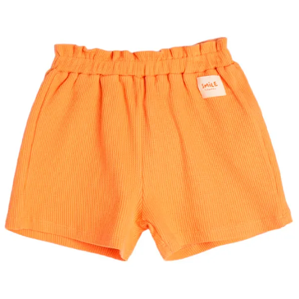 Pantaloni scurți pentru fetiţe Koton 4SMG40004AK 110/ Orange photo 1 Pantaloni scurți pentru fetiţe Koton 4SMG40004AK 110/ Orange photo 1