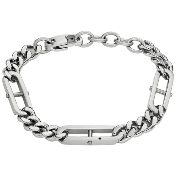 Brățară pentru bărbați FOSSIL JF04342040 Inox/ Silver photo 1 Brățară pentru bărbați FOSSIL JF04342040 Inox/ Silver photo 1