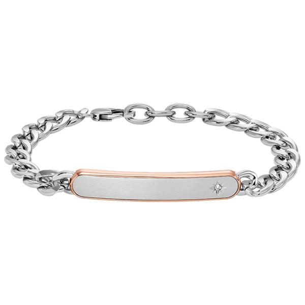 Браслет для мужчин FOSSIL JF04395998 нерж. сталь/ Серебристый photo 1 Браслет для мужчин FOSSIL JF04395998 нерж. сталь/ Серебристый photo 1