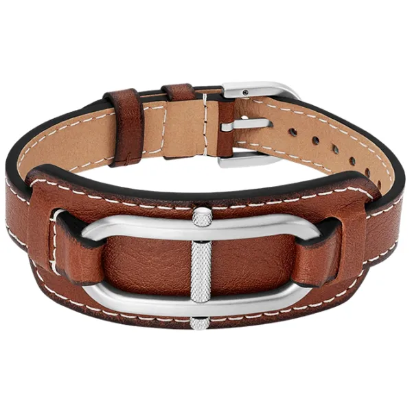 Brățară pentru bărbați FOSSIL JF04398040 Inox/ Brown photo 1