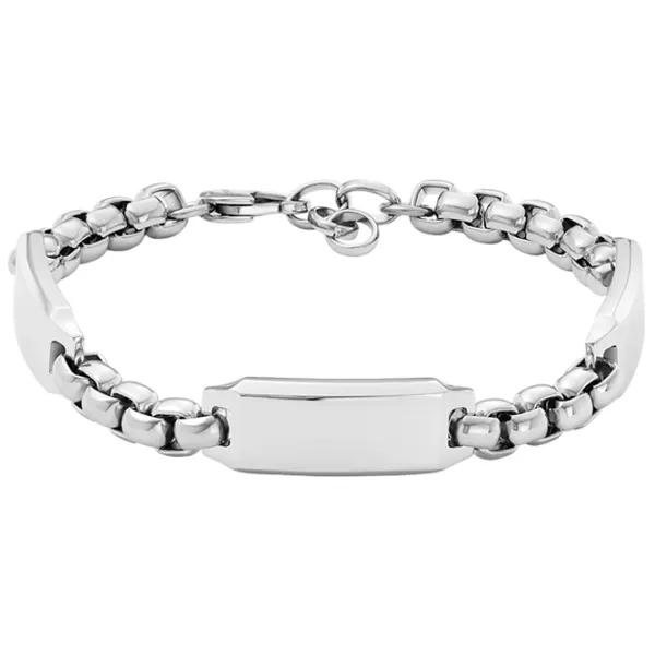 Brățară pentru bărbați FOSSIL JF04400040 Inox/ Silver photo 1 Brățară pentru bărbați FOSSIL JF04400040 Inox/ Silver photo 1