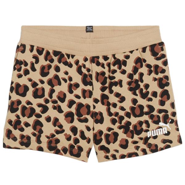 Шорты для девочек Puma Ess+ Animal Shorts Tr G 140/ Prairie Tan photo 1 Шорты для девочек Puma Ess+ Animal Shorts Tr G 140/ Prairie Tan photo 1