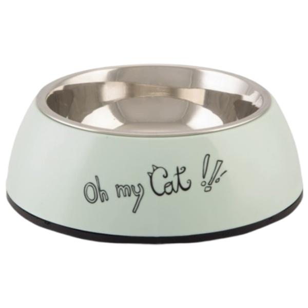 Bol pentru animale Beeztees Oh My Cat Inox photo 1 Bol pentru animale Beeztees Oh My Cat Inox photo 1