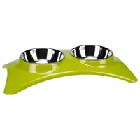 Миска для животных Beeztees Double Nami нерж. сталь