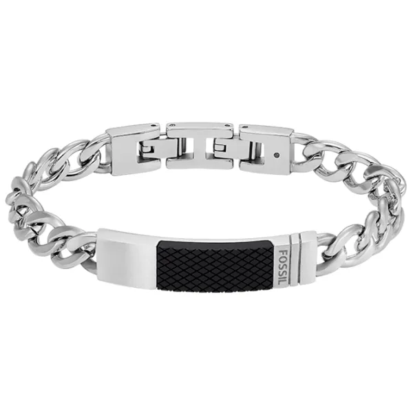 Браслет для мужчин FOSSIL JF04411040 нерж. сталь/ Серебристый photo 1 Браслет для мужчин FOSSIL JF04411040 нерж. сталь/ Серебристый photo 1