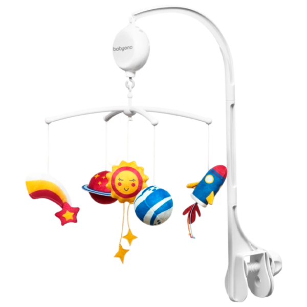 Jucărie pentru pătuțuri și cărucioare BabyOno Spațiu Cosmos 794 0+/ Multicolor photo 1 Jucărie pentru pătuțuri și cărucioare BabyOno Spațiu Cosmos 794 0+/ Multicolor photo 1