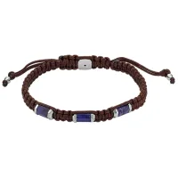 Браслет для мужчин FOSSIL JF04470040 холст/ Коричневый