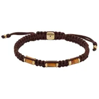 Браслет для мужчин FOSSIL JF04471710 холст/ Коричневый