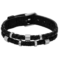 Браслет для мужчин FOSSIL JF04473040 нерж. сталь/ Черный