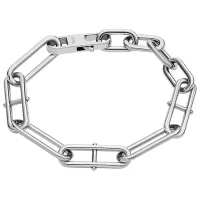 Браслет унисекс FOSSIL JF04502040 нерж. сталь/ Серебристый