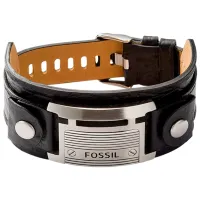 Браслет для мужчин FOSSIL JF84816040 нерж. сталь/ Черный
