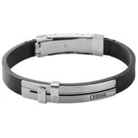 Браслет для мужчин FOSSIL JF85096040 нерж. сталь/ Черный
