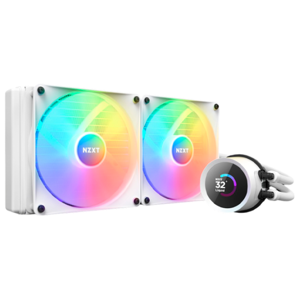 Жидкостное охлаждение NZXT Kraken 280 RGB Гидравлический подшипник/ 1800 об/ мин photo 1