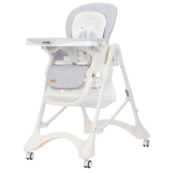 Стульчик для кормления Carrello Caramel CRL-9501/3 () / 6 месяцев / Cloud Grey photo 1 Стульчик для кормления Carrello Caramel CRL-9501/3 () / 6 месяцев / Cloud Grey photo 1