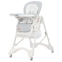 Стульчик для кормления Carrello Caramel CRL-9501/3 () / 6 месяцев / Cloud Grey
