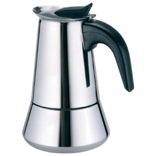 Гейзерная кофеварка Maestro Mr-1660-4 0.4л / Алюминий / Нержавеющая сталь photo 1