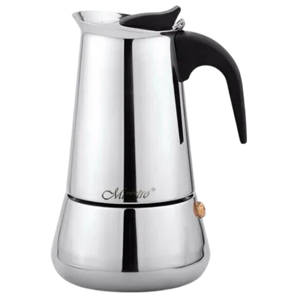 Гейзерная кофеварка Maestro Mr-1660-6 0.3л / Алюминий / Нержавеющая сталь photo 1