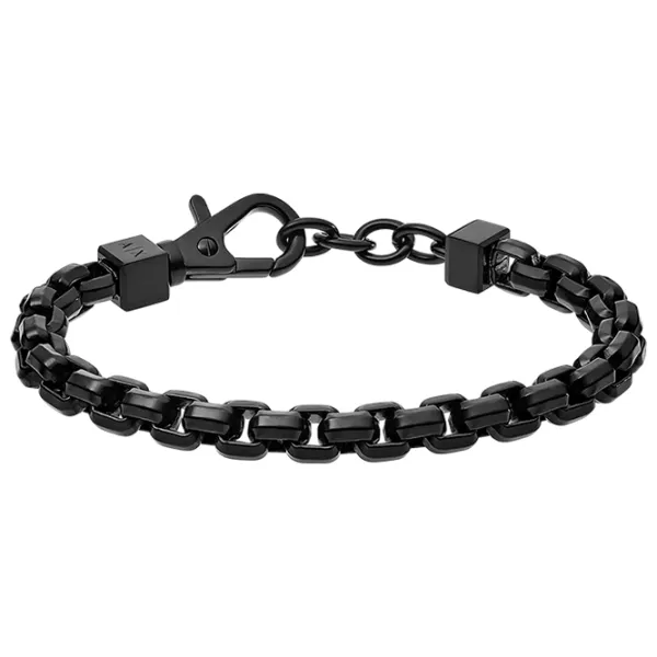 Браслет для мужчин Armani Exchange AXG0047001 нерж. сталь/ Черный photo 1 Браслет для мужчин Armani Exchange AXG0047001 нерж. сталь/ Черный photo 1