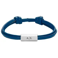 Brățară pentru bărbați Armani Exchange AXG0094040 Inox/ Blue