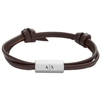 Браслет для мужчин Armani Exchange AXG0096040 нерж. сталь/ Коричневый