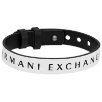 Браслет для мужчин Armani Exchange AXG0107040 Кожа/ Белый
