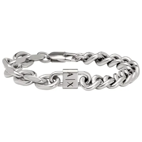 Brățară pentru bărbați Armani Exchange AXG0114040 Inox/ Silver photo 1