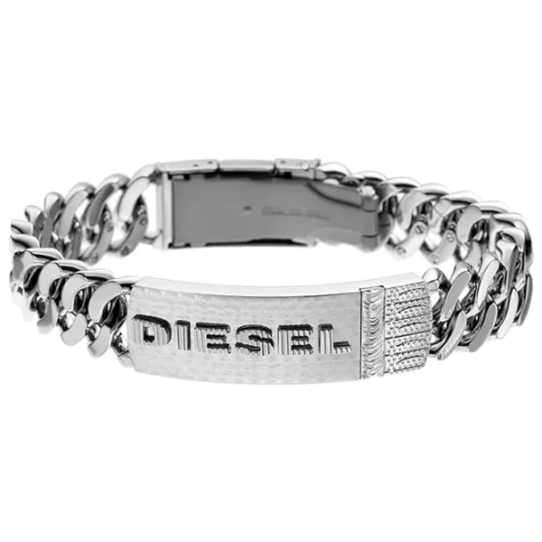 Brățară pentru bărbați DIESEL DX0326040 Inox/ Silver photo 1 Brățară pentru bărbați DIESEL DX0326040 Inox/ Silver photo 1