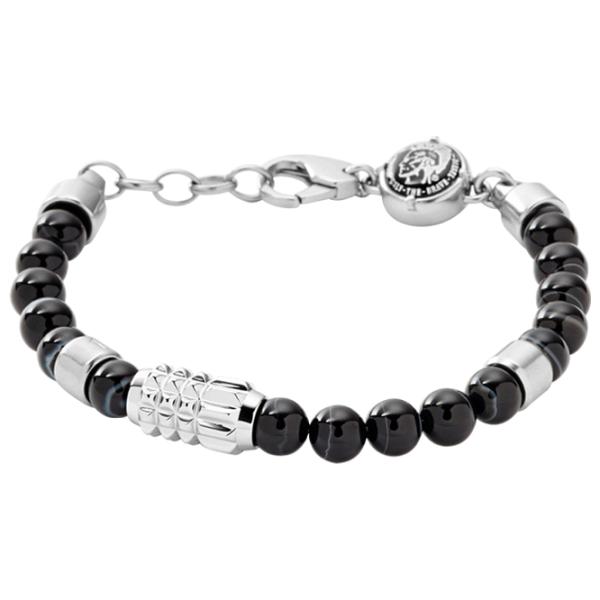 Brățară pentru bărbați DIESEL DX0847040 Agat/ Black photo 1