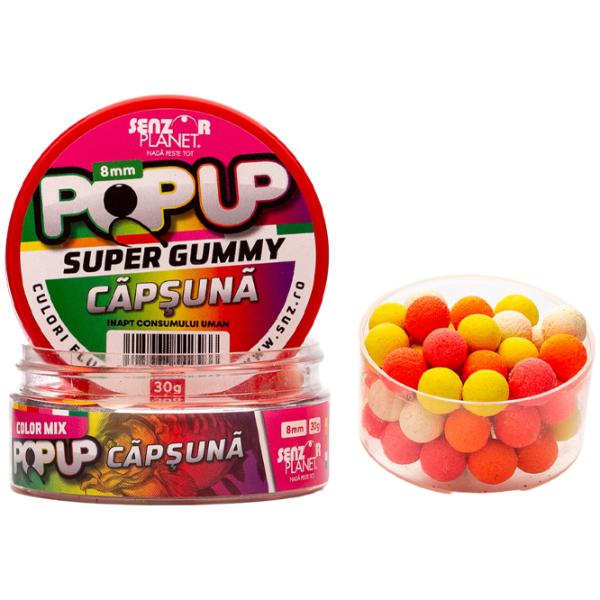Бойлы Senzor Planet Pop-Up Super Gummy Клубника/ 0.03 кг/ 8 мм photo 1 Бойлы Senzor Planet Pop-Up Super Gummy Клубника/ 0.03 кг/ 8 мм photo 1