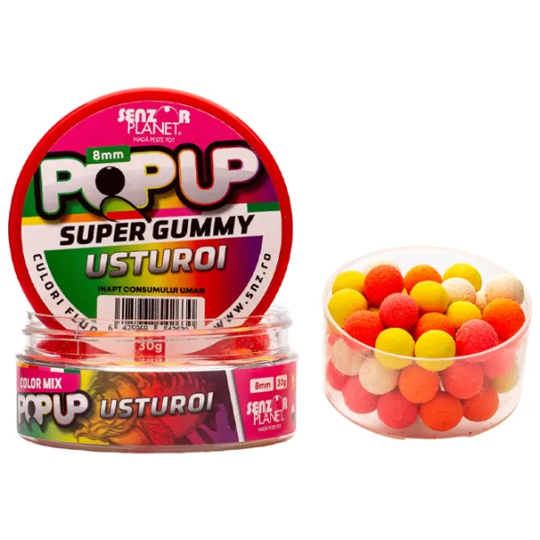Бойлы Senzor Planet Pop-Up Super Gummy Чеснок/ 0.03 кг/ 8 мм photo 1 Бойлы Senzor Planet Pop-Up Super Gummy Чеснок/ 0.03 кг/ 8 мм photo 1