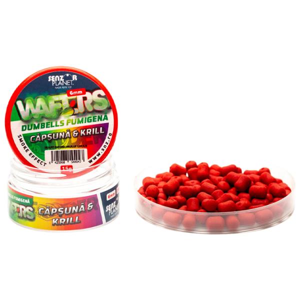 Boilies Senzor Planet Wafters Dumbells Fumigena Krill/ 0.015 kg/ 6 mm photo 1 Boilies Senzor Planet Wafters Dumbells Fumigena Krill/ 0.015 kg/ 6 mm photo 1
