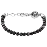 Браслет для мужчин DIESEL DX0848040 Агат/ Черный