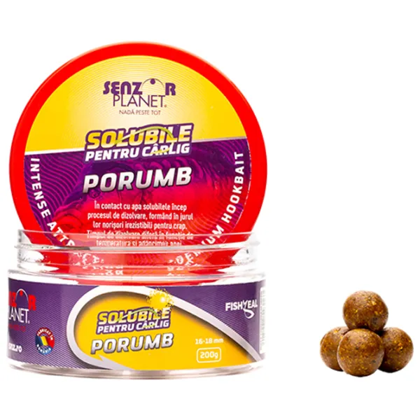 Бойлы Senzor Planet SOLUBILE Кукуруза/ 0.2 кг/ 16 мм photo 1 Бойлы Senzor Planet SOLUBILE Кукуруза/ 0.2 кг/ 16 мм photo 1