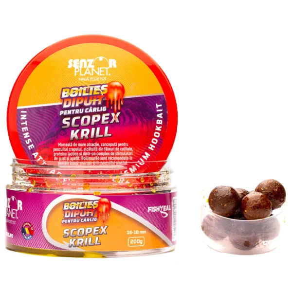 Бойлы Senzor Planet BOILIES DIPUIT Скопекс/ 0.2 кг/ 16 мм photo 1 Бойлы Senzor Planet BOILIES DIPUIT Скопекс/ 0.2 кг/ 16 мм photo 1