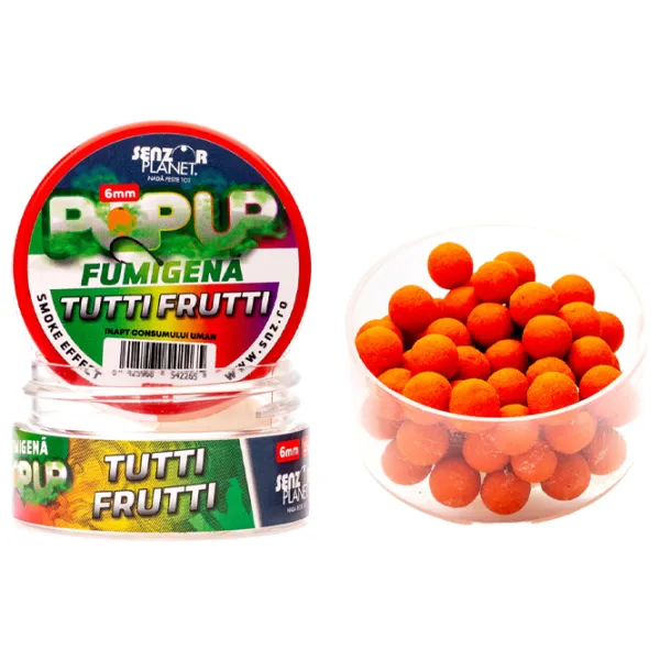 Бойлы Senzor Planet Pop-Up Fumigenă Tutti Frutti/ 0.015 кг/ 6 мм photo 1 Бойлы Senzor Planet Pop-Up Fumigenă Tutti Frutti/ 0.015 кг/ 6 мм photo 1