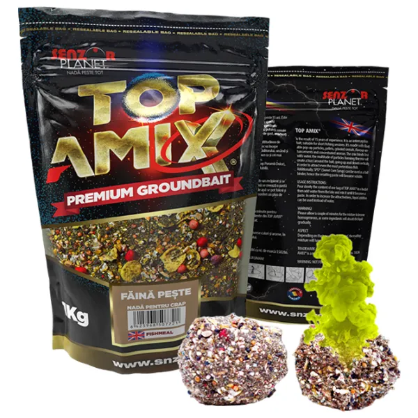 Nadă Senzor Planet TOP AMIX Fish Flour/ 1 kg photo 1 Nadă Senzor Planet TOP AMIX Fish Flour/ 1 kg photo 1