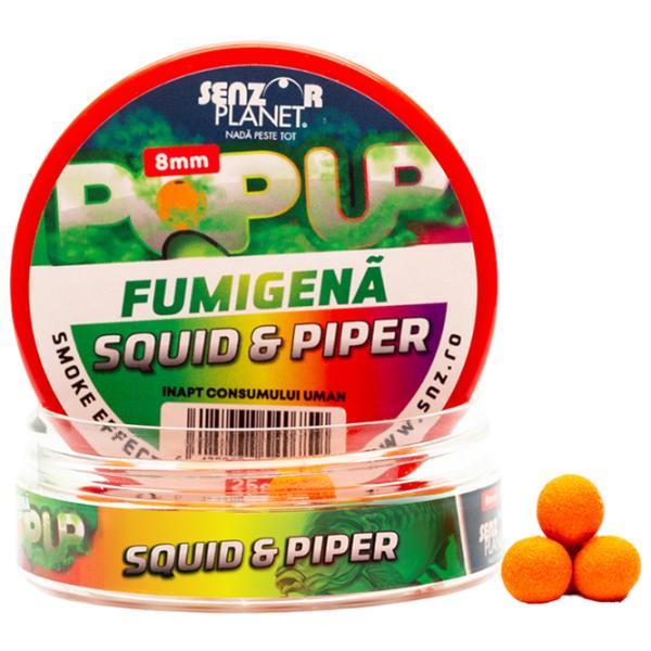 Boilies Senzor Planet Pop-Up Fumigenă Squid/ 0.025 kg/ 8 mm photo 1 Boilies Senzor Planet Pop-Up Fumigenă Squid/ 0.025 kg/ 8 mm photo 1