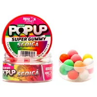 Boilies Senzor Planet Pop-Up Super Gummy Scallops/ 0.03 kg/ 14 mm