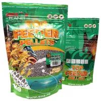 Pelete Senzor Planet Top Feeder Pellets Black Halibut/ 1 kg/ 1.5 mm
