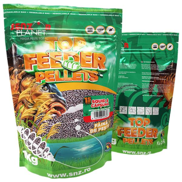 Pelete Senzor Planet Top Feeder Pellets Squid/ 1 kg/ 1.5 mm photo 1 Pelete Senzor Planet Top Feeder Pellets Squid/ 1 kg/ 1.5 mm photo 1