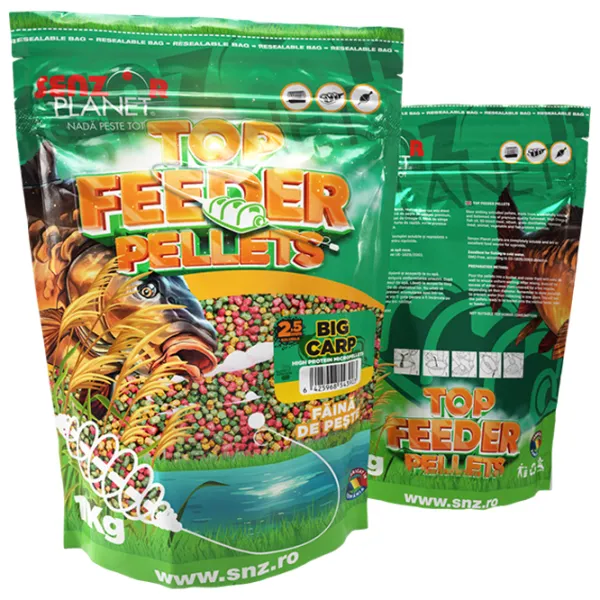 Пеллетс Senzor Planet Top Feeder Pellets Большой Карп/ 1 кг/ 2.5 мм photo 1